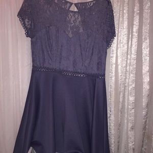 Super cute, laced top skater dress